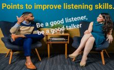 Be a Good Listener To Be a Good Talker.